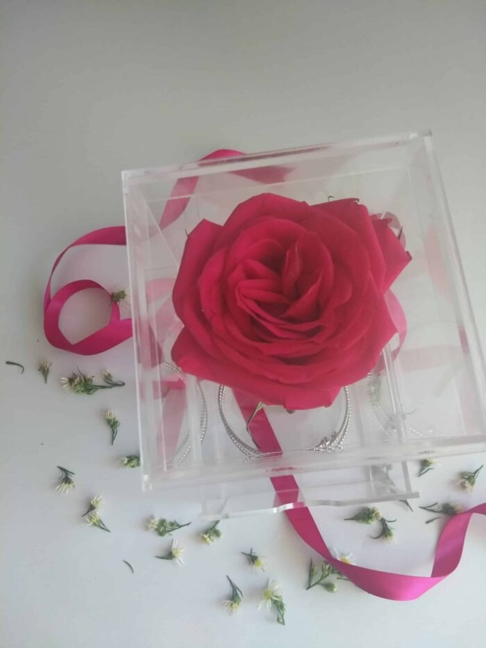 Caja de Lujo con rosa - Imagen 3