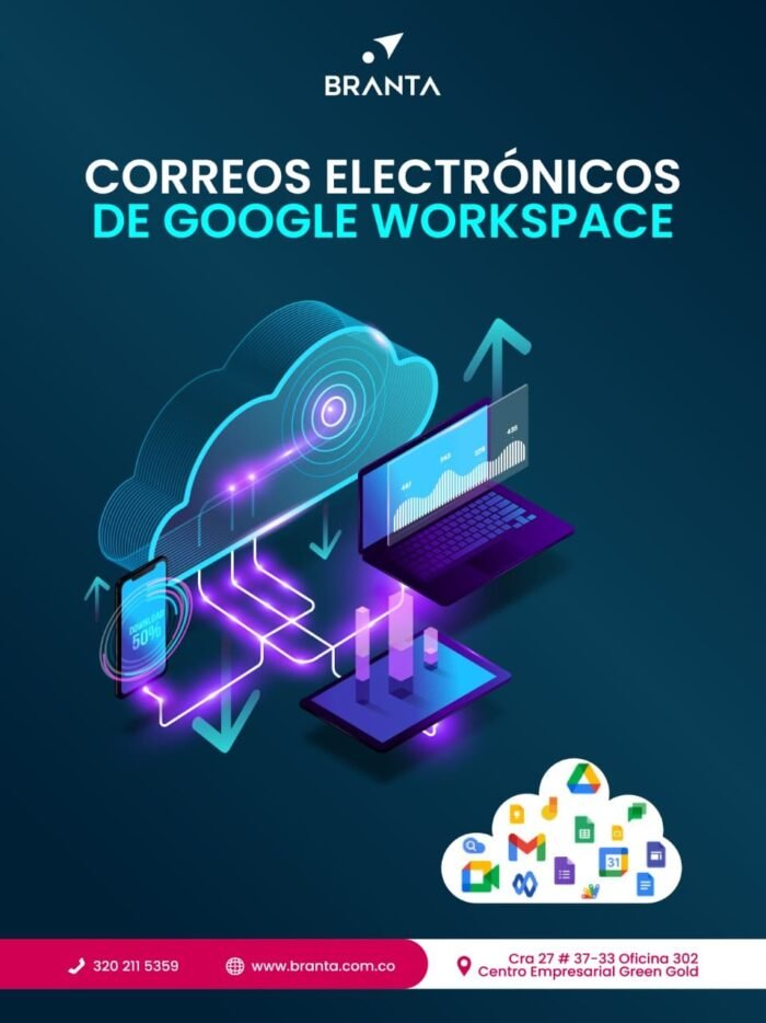 Diseño de paginas web y configuración de Cuentas de correo google workspace