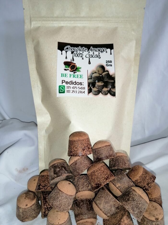 Chocolate amargo 100% cacao - Imagen 2