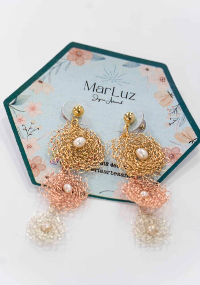 Arete Trío Tejido 🛍