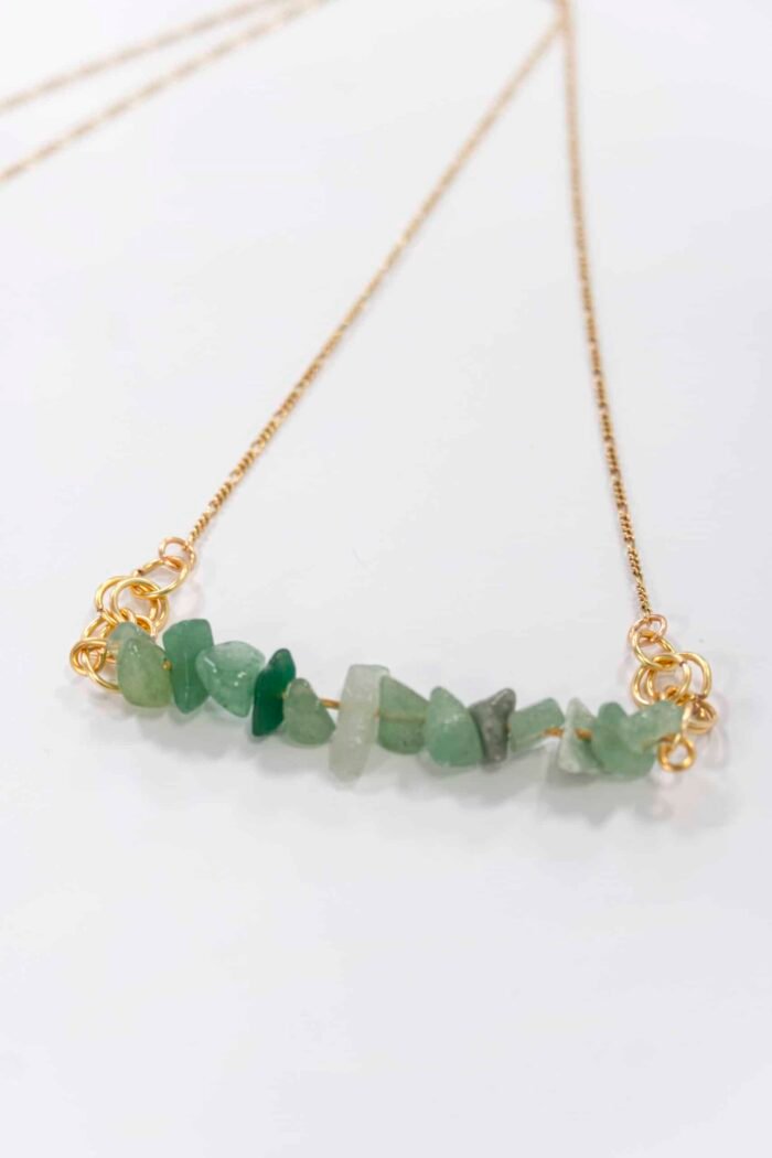 Cadena Con Dije En Piedra Natural 🛍