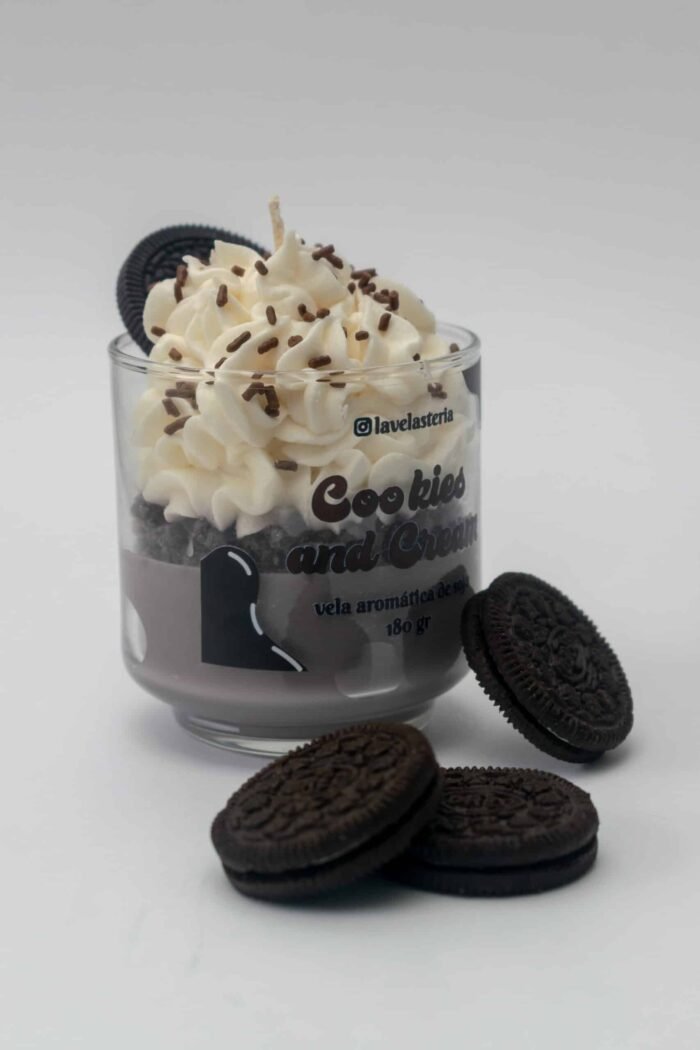 Vela Aromática Cookies and Cream 🕯