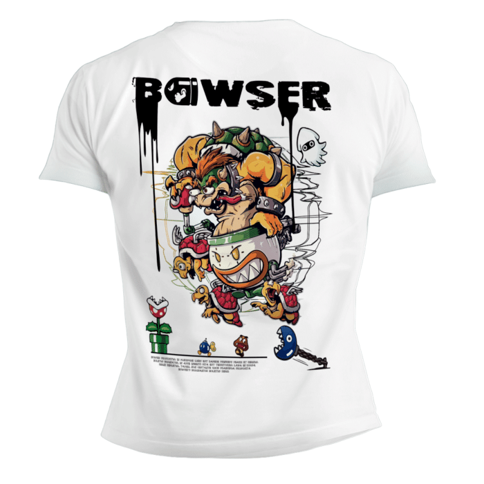 Camiseta Bowser