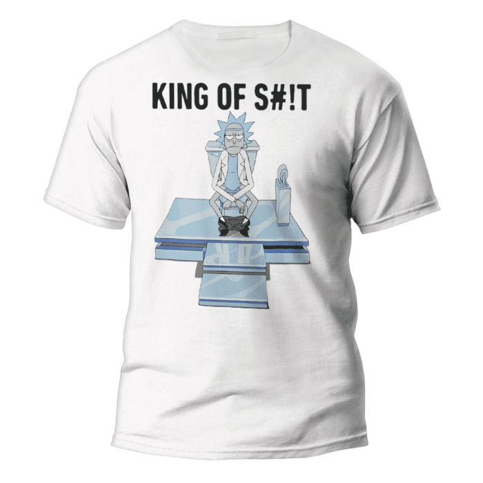 camiseta "rick and morty"