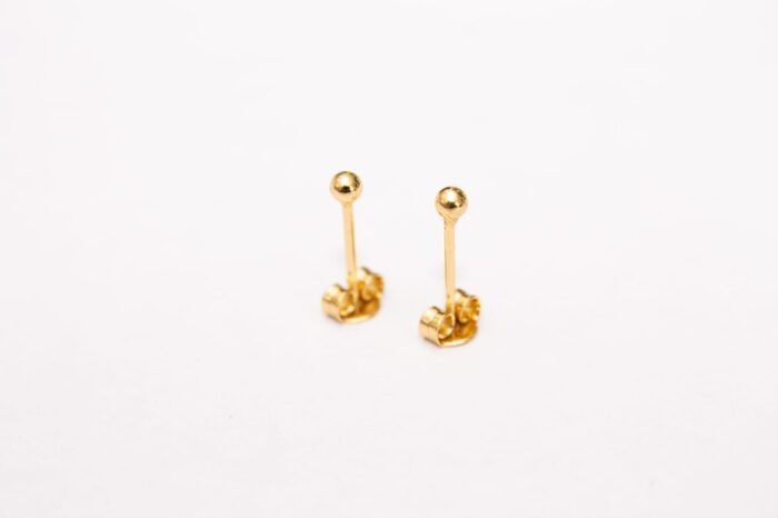 Topos Lisos En Oro Laminado De 3mm