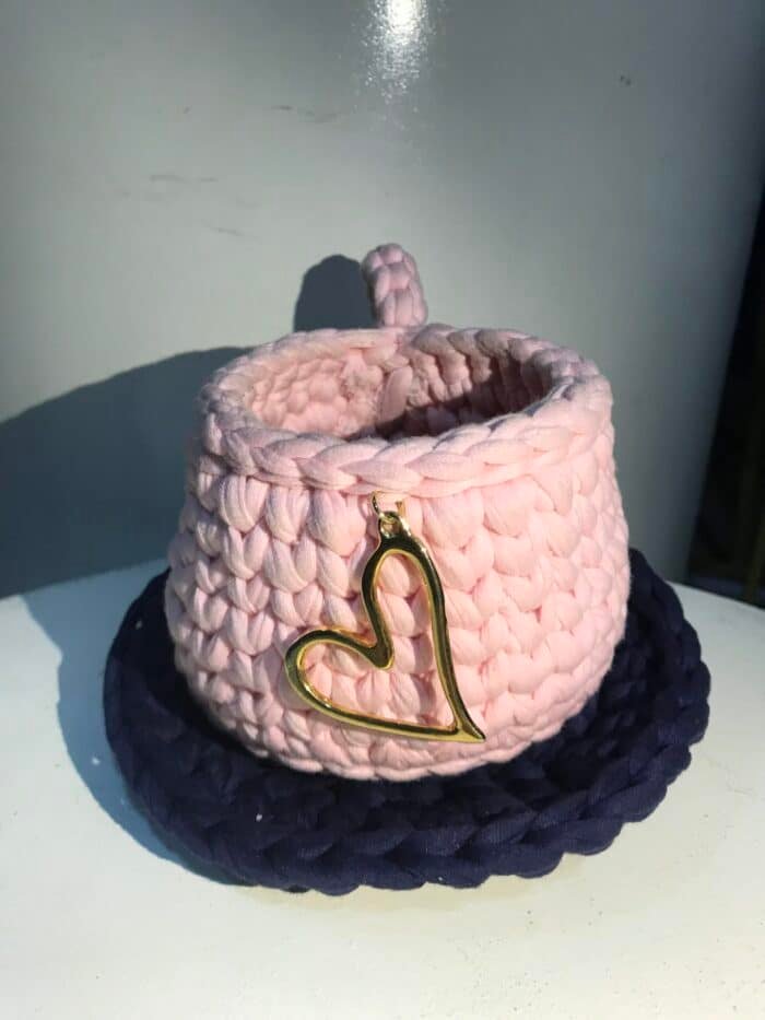 Taza tejida creativa 💝 - Imagen 2