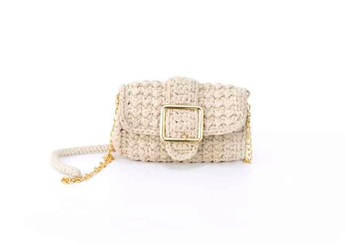 Bolso Hebilla Beige 👜