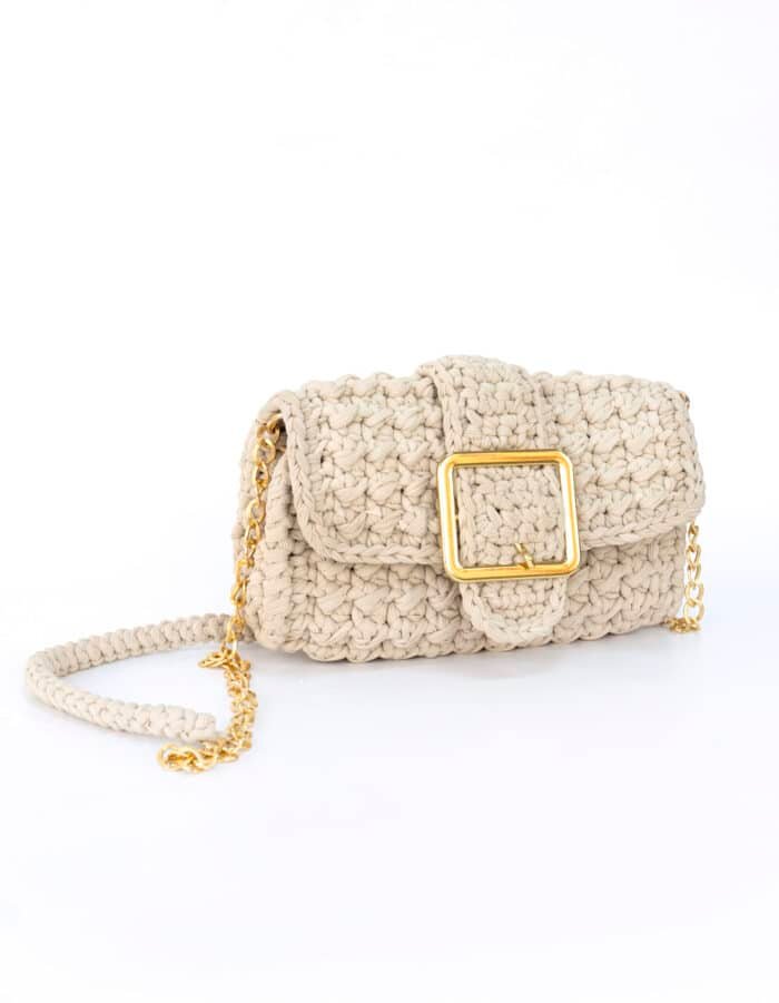 Bolso Hebilla Beige 👜 - Imagen 2