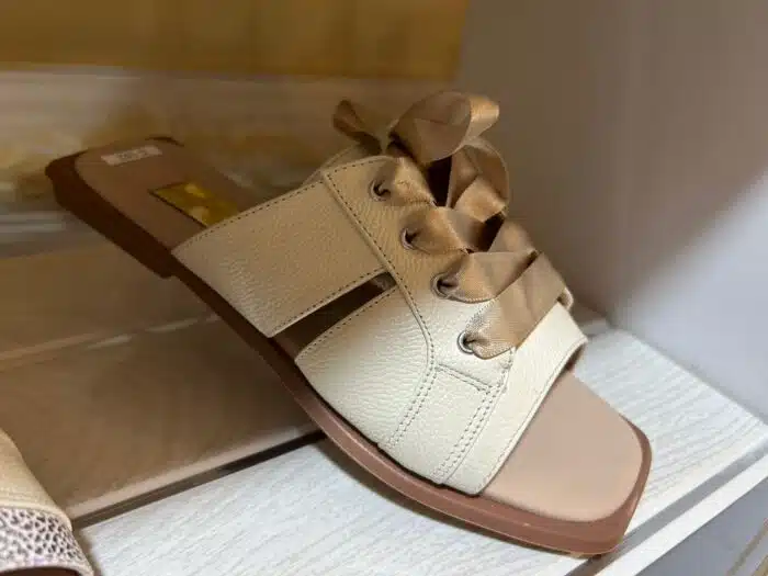 Sandalia Plataforma en Cuero 🥿 - Imagen 3