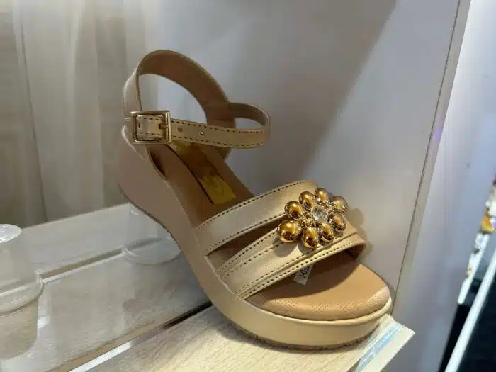 Sandalia Plataforma en Cuero 🥿