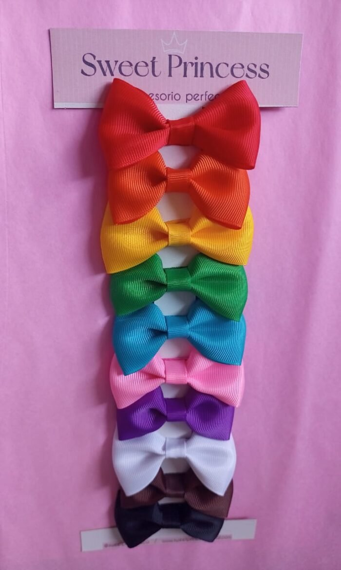 Set de 10 lazos Mini Sarah 🎀 - Imagen 4