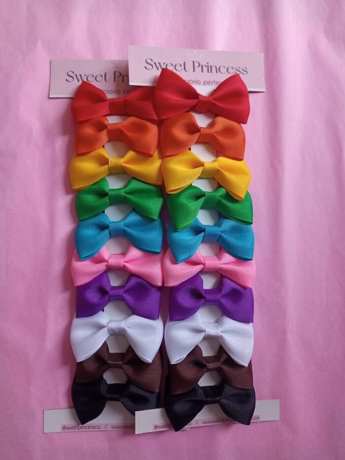 Set de 10 lazos Mini Sarah 🎀 - Imagen 5