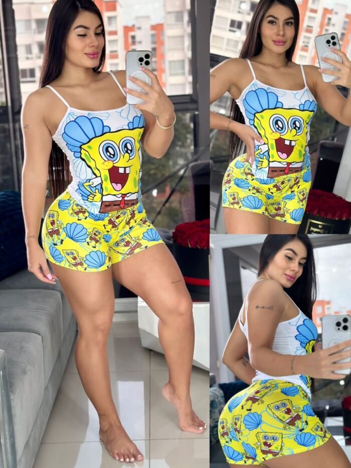 Pijamas short tira 🌀 - Imagen 6