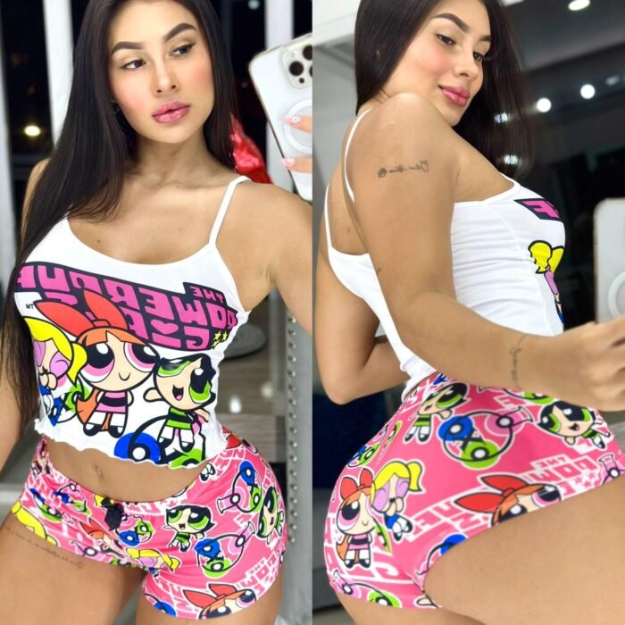 Pijamas short tira 🌀 - Imagen 3