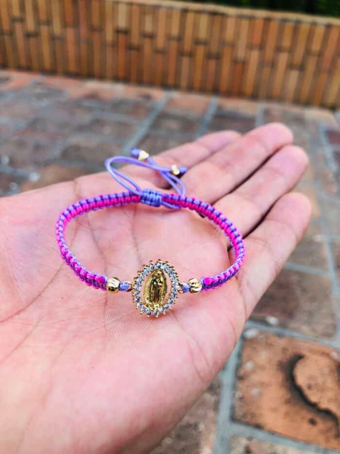 Pulsera Diamantada Virgen de Guadalupe - Imagen 2