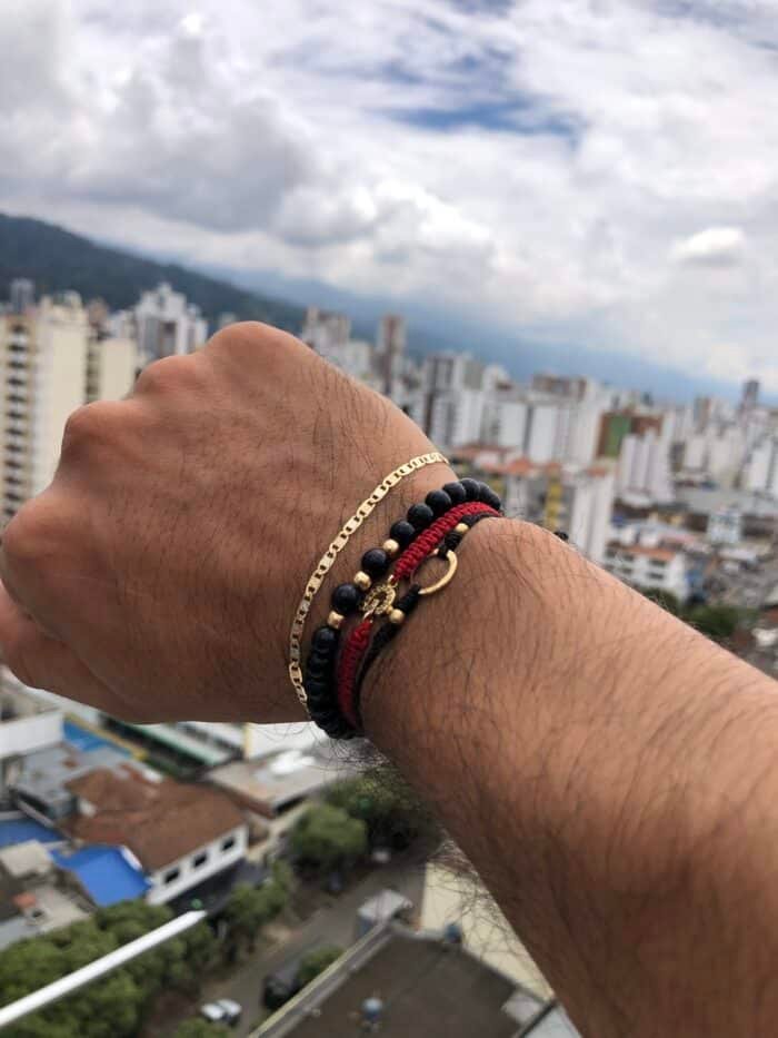 Pulsera Lluvia de Plata | Oro 18k 💎 - Imagen 4