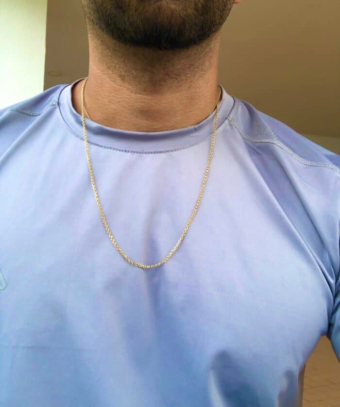 Cadena 🇮🇹 Rolón Chain Oro 18k - Imagen 4