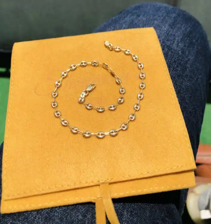 Tobillera Gucci Oro 18k - Imagen 4