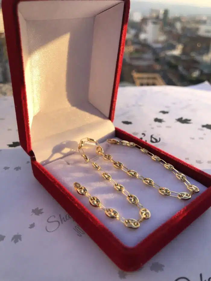Tobillera Gucci Oro 18k - Imagen 5