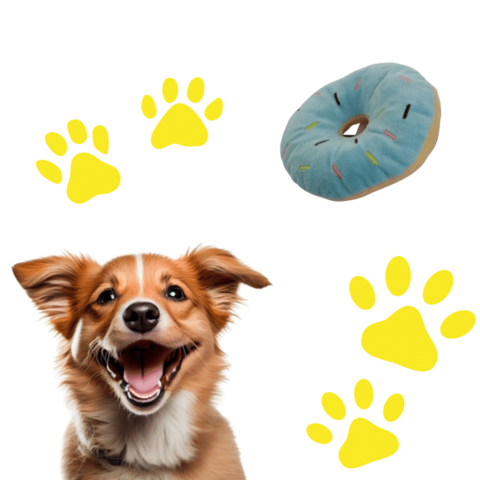 Juguete Masticable Para Perros De Raza Pequeña Y Mediana Con Forma De Dona
