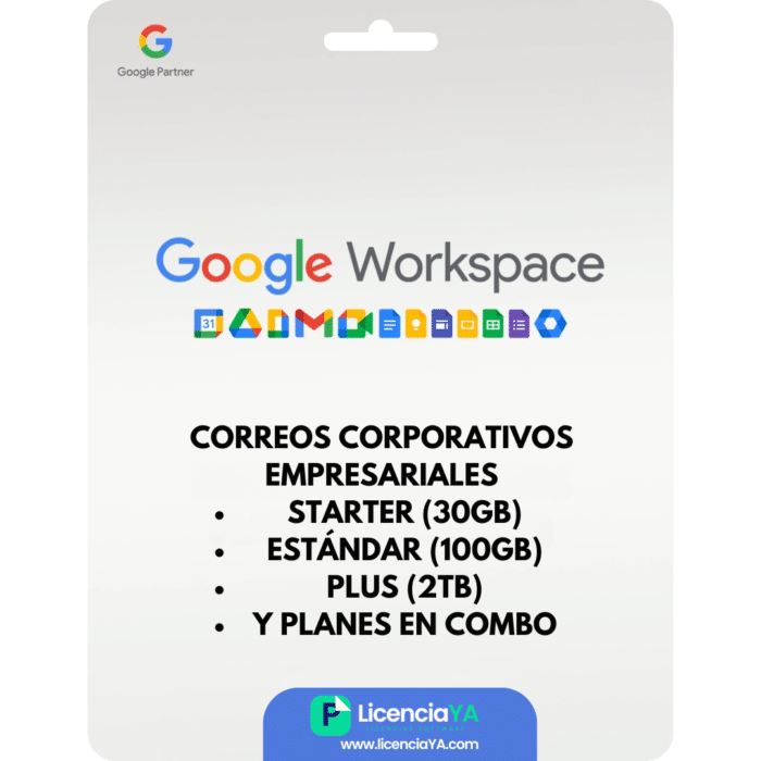 CORREOS CORPORATIVOS GOOGLE WORKSPACE GSUITE