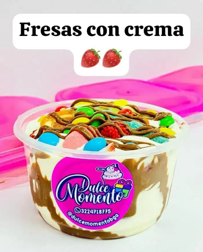 🍓🍦 ¡Fresas con Crema Deliciosas! 😋✨