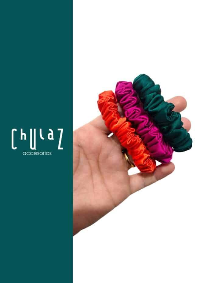 🎀Set de Scrunchies en seda Skinny