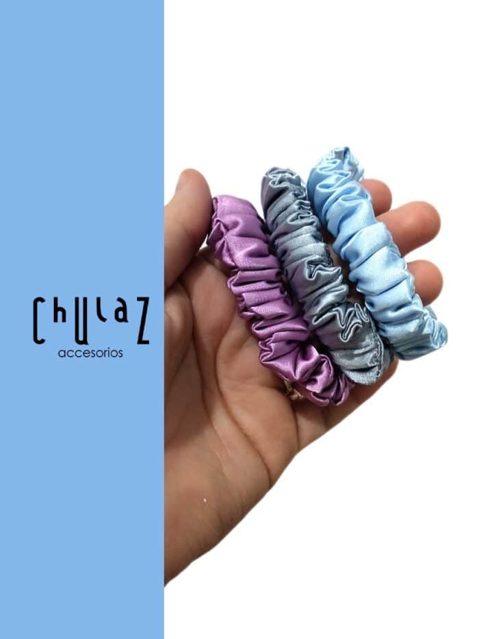 🎀Set de Scrunchies en seda Skinny - Imagen 4