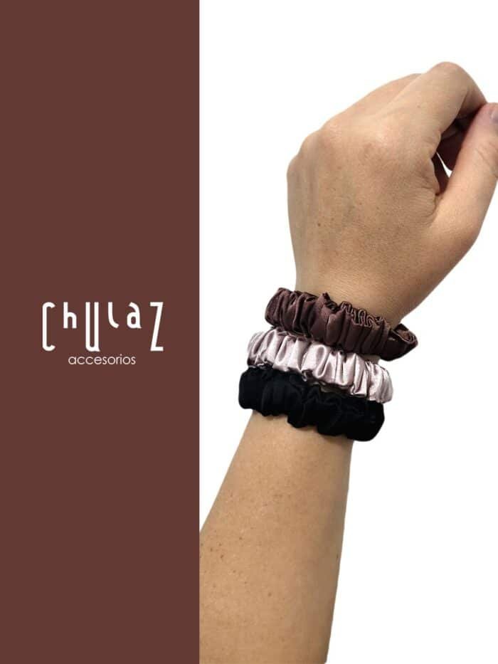 🎀Set de Scrunchies en seda Skinny - Imagen 5