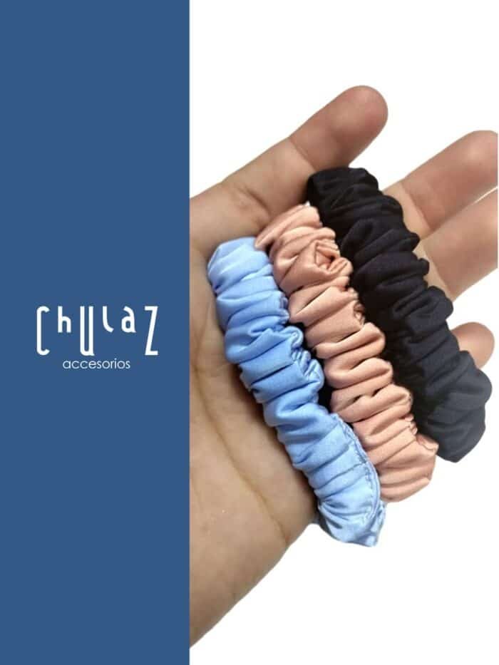 🎀Set de Scrunchies en seda Skinny - Imagen 6