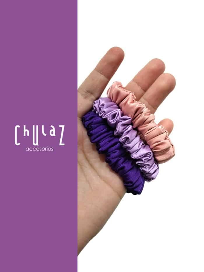 🎀Set de Scrunchies en seda Skinny - Imagen 8