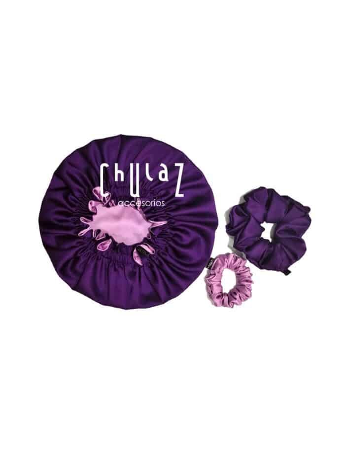 🧢Gorros en seda para dormir + Scrunchie - Imagen 2