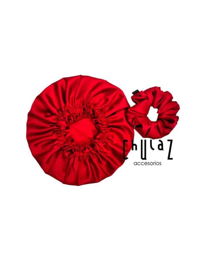 🧢Gorros en seda para dormir + Scrunchie - Imagen 3
