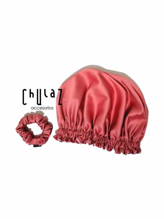 🧢Gorros en seda para dormir + Scrunchie - Imagen 4
